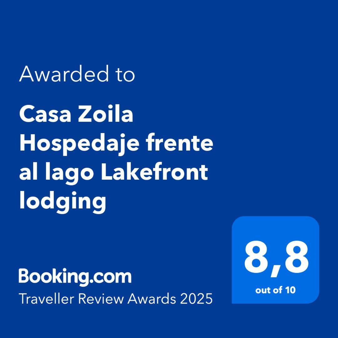 Casa Zoila Hospedaje Frente Al Lago Lakefront Lodging Apartment Флорес Екстериор снимка